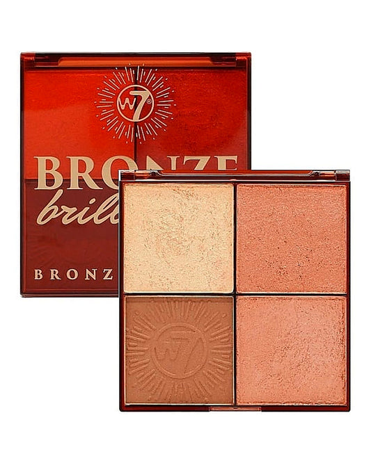 W7 Bronze Brilliance Bronze & Glow Palette.